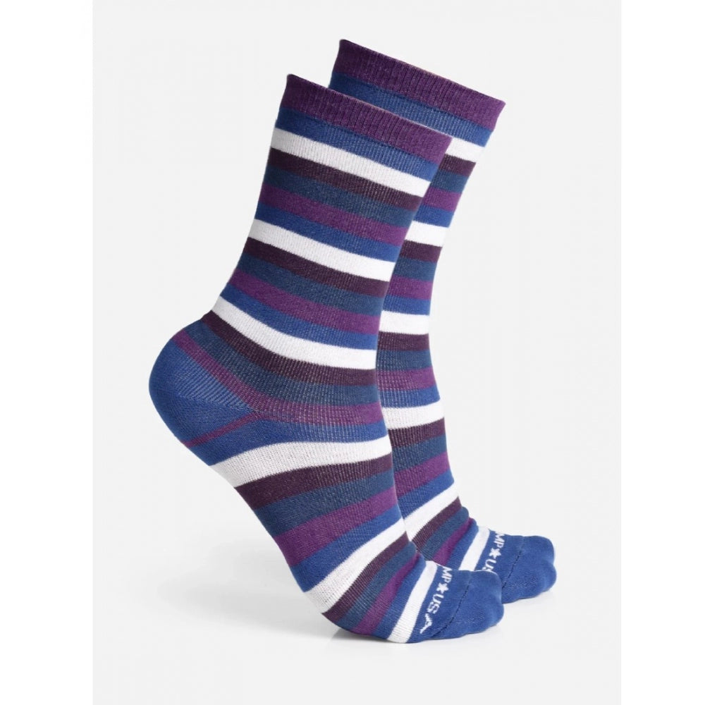 Amfyn Men's Printed Cotton Spandex Calf Length Socks (Assorted)