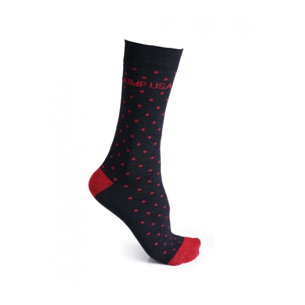Amfyn Men's Printed Cotton Spandex Calf Length Socks (Assorted)