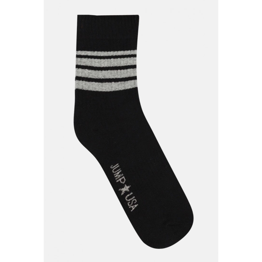 Amfyn Men's Printed Cotton Spandex Calf Length Socks (Assorted)