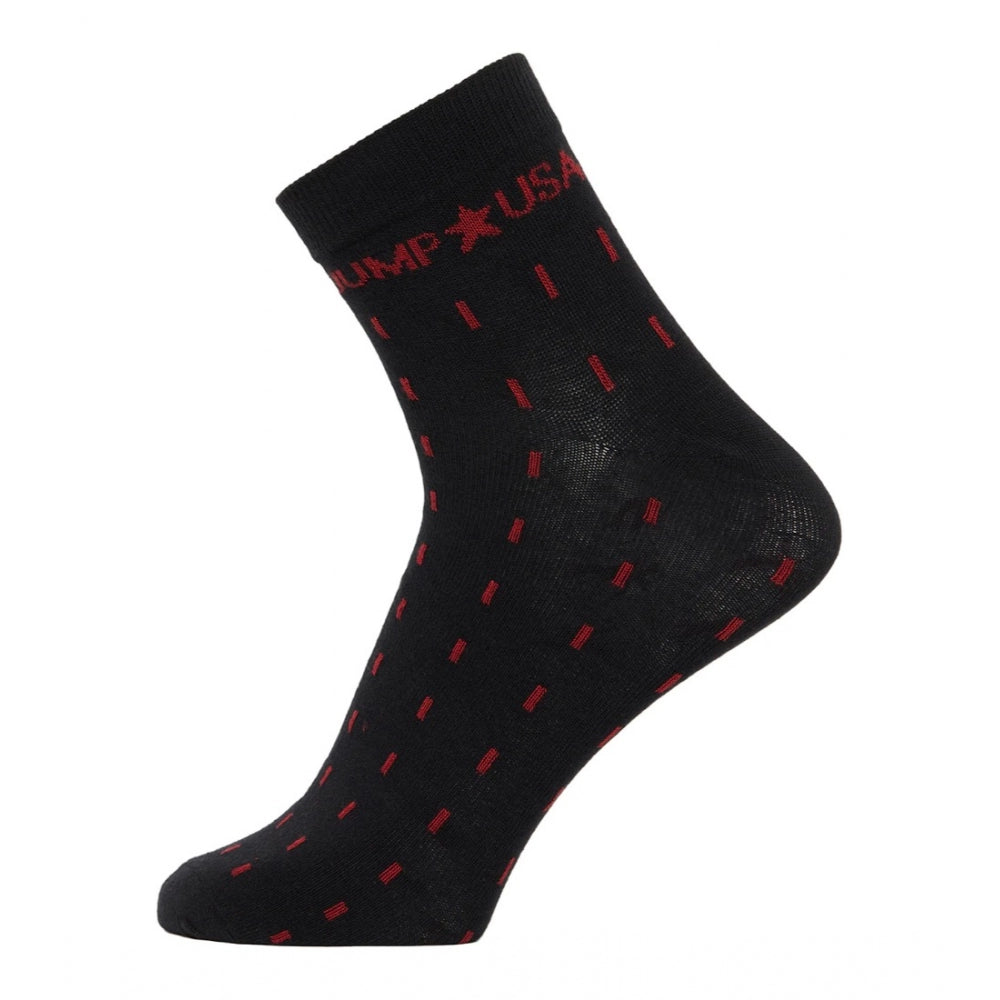 Amfyn Men's Printed Cotton Spandex Ankle Length Socks (Assorted)