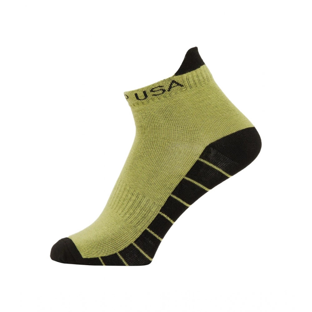 Amfyn Men's Printed Cotton Spandex Ankle Length Socks (Assorted)