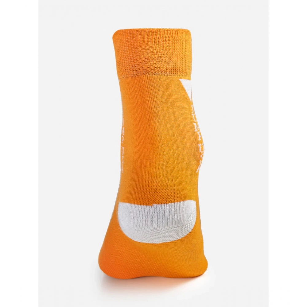 Amfyn Men's Printed Cotton Spandex Ankle Length Socks (Assorted)