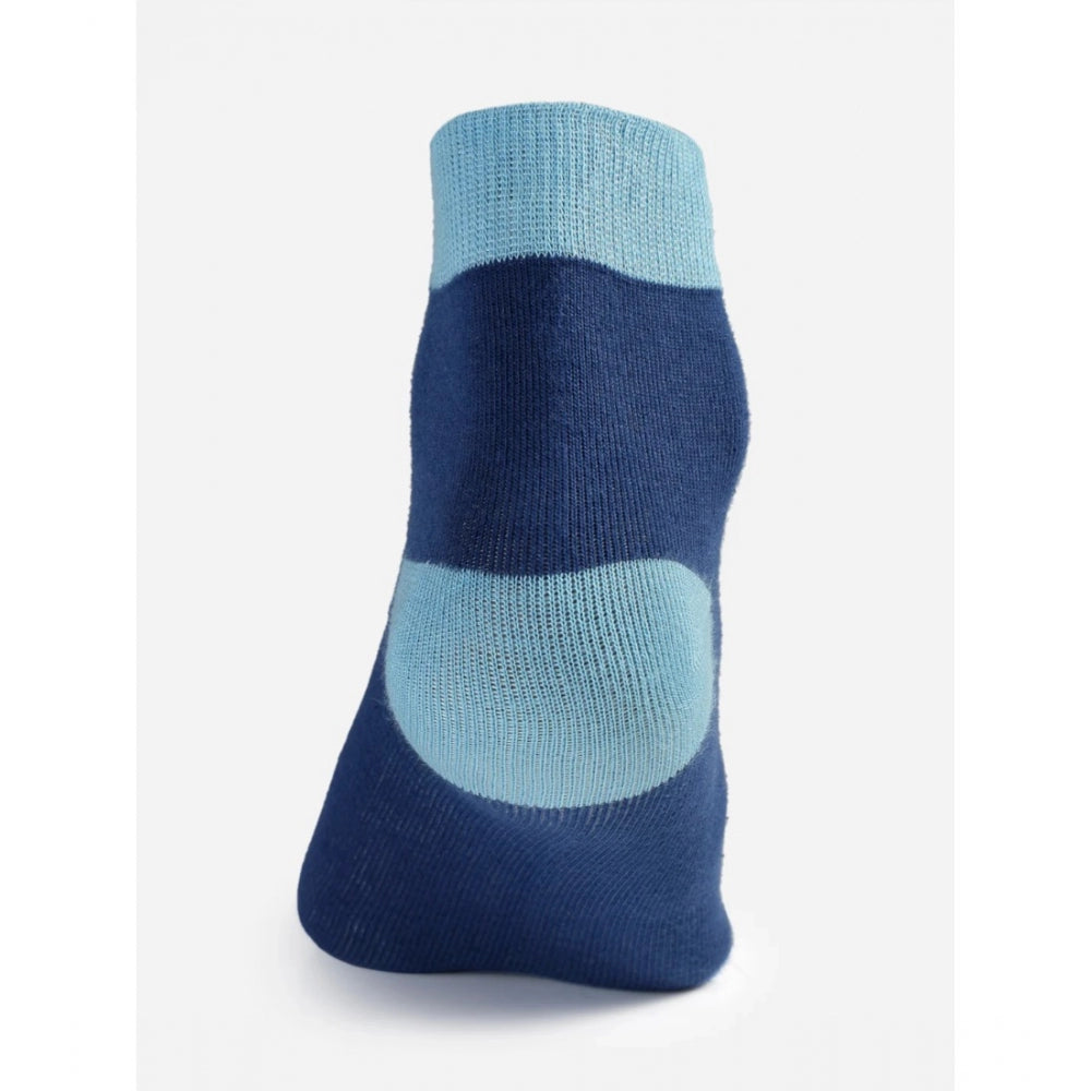 Amfyn Men's Printed Cotton Spandex Ankle Length Socks (Assorted)