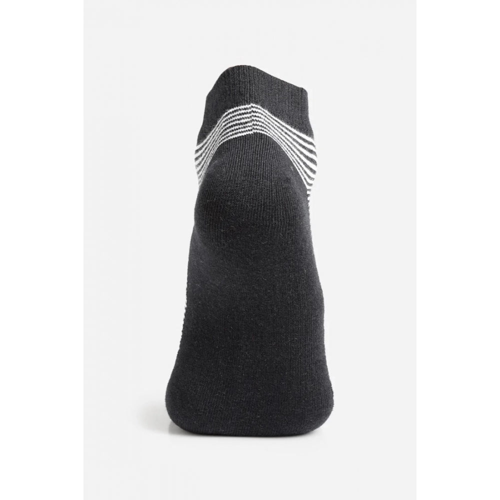 Amfyn Men's Printed Cotton Spandex Ankle Length Socks (Assorted)
