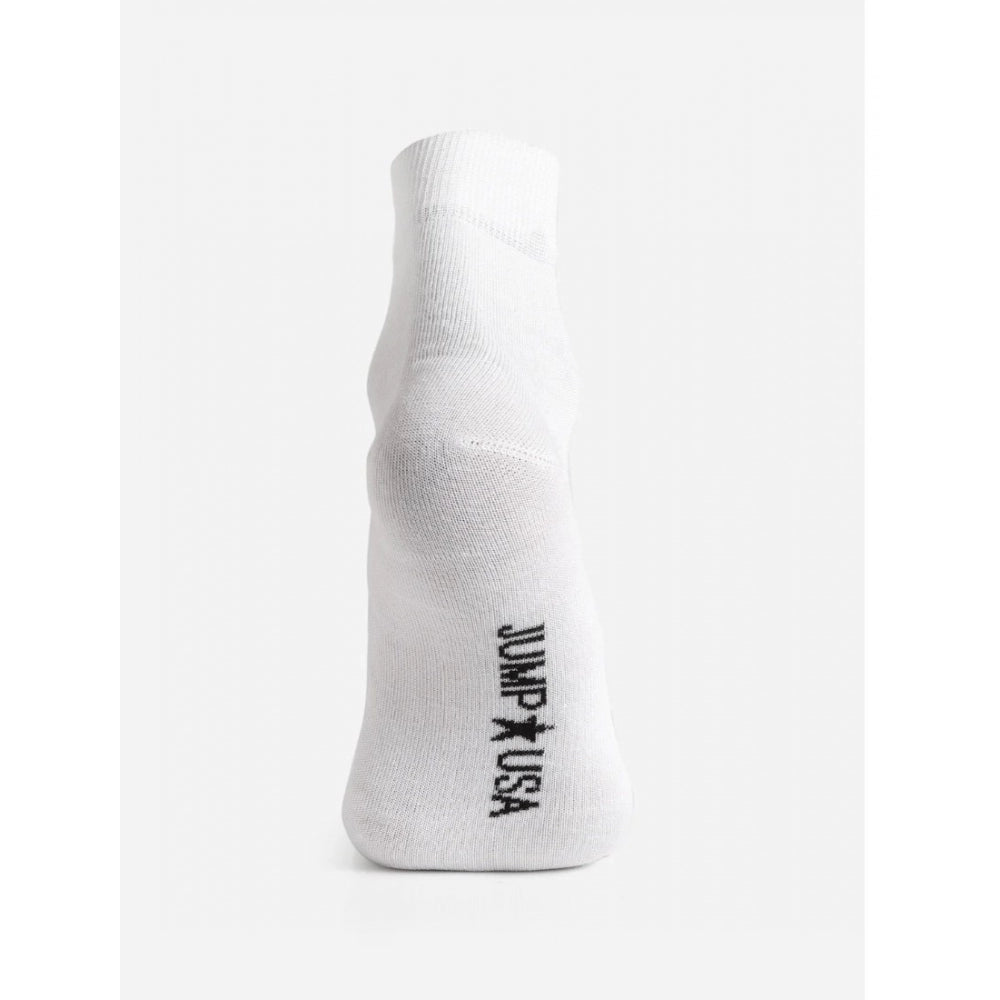 Amfyn Men's Printed Cotton Spandex Ankle Length Socks (Assorted)