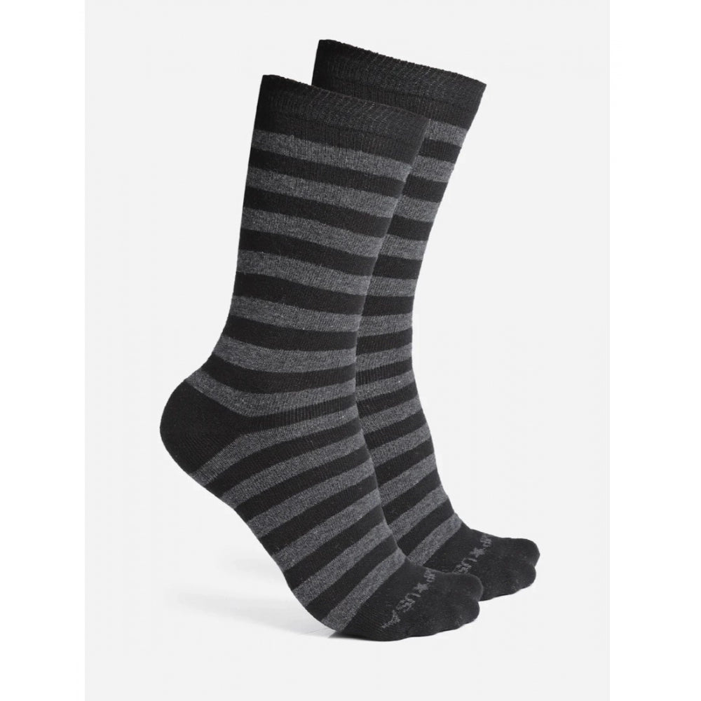 Amfyn Men's Printed Cotton Spandex Calf Length Socks (Assorted)
