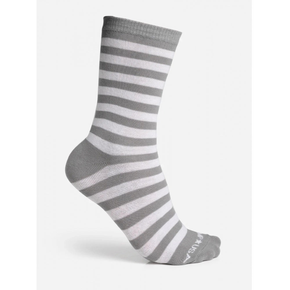 Amfyn Men's Printed Cotton Spandex Calf Length Socks (Assorted)