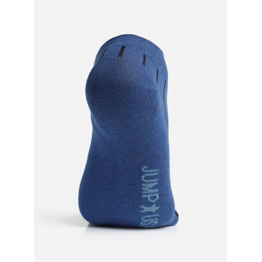 Amfyn Men's Printed Cotton Spandex Ankle Length Socks (Assorted)