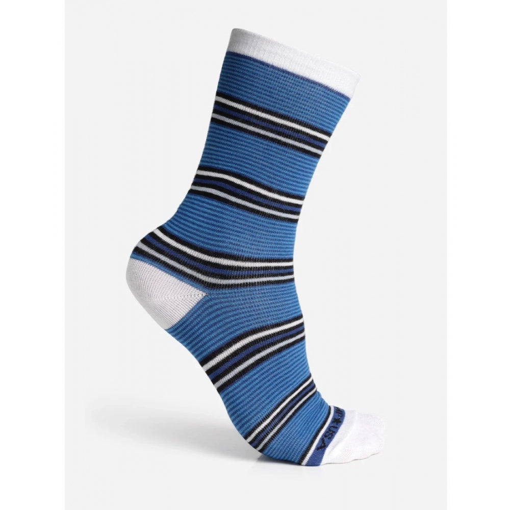 Amfyn Men's Printed Cotton Spandex Calf Length Socks (Assorted)