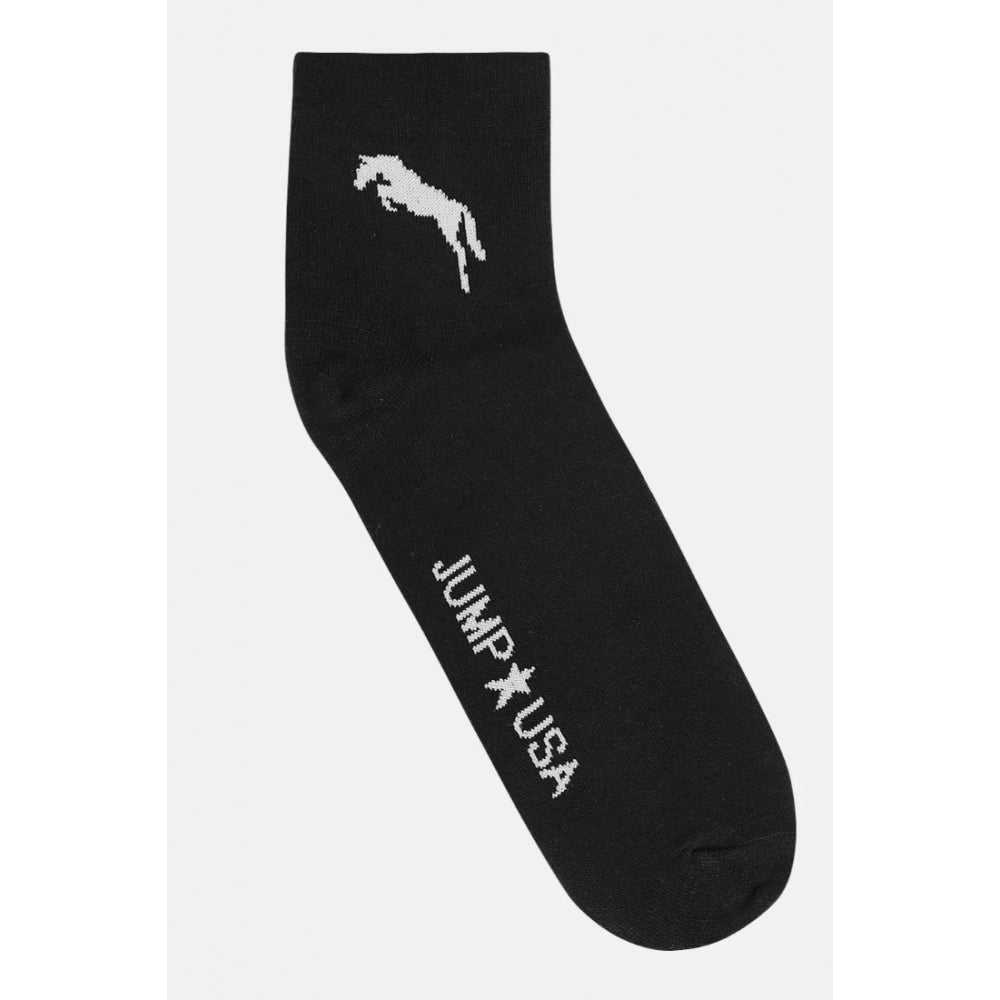 Fashion Men's Printed Cotton Spandex Ankle Length Socks (Assorted)