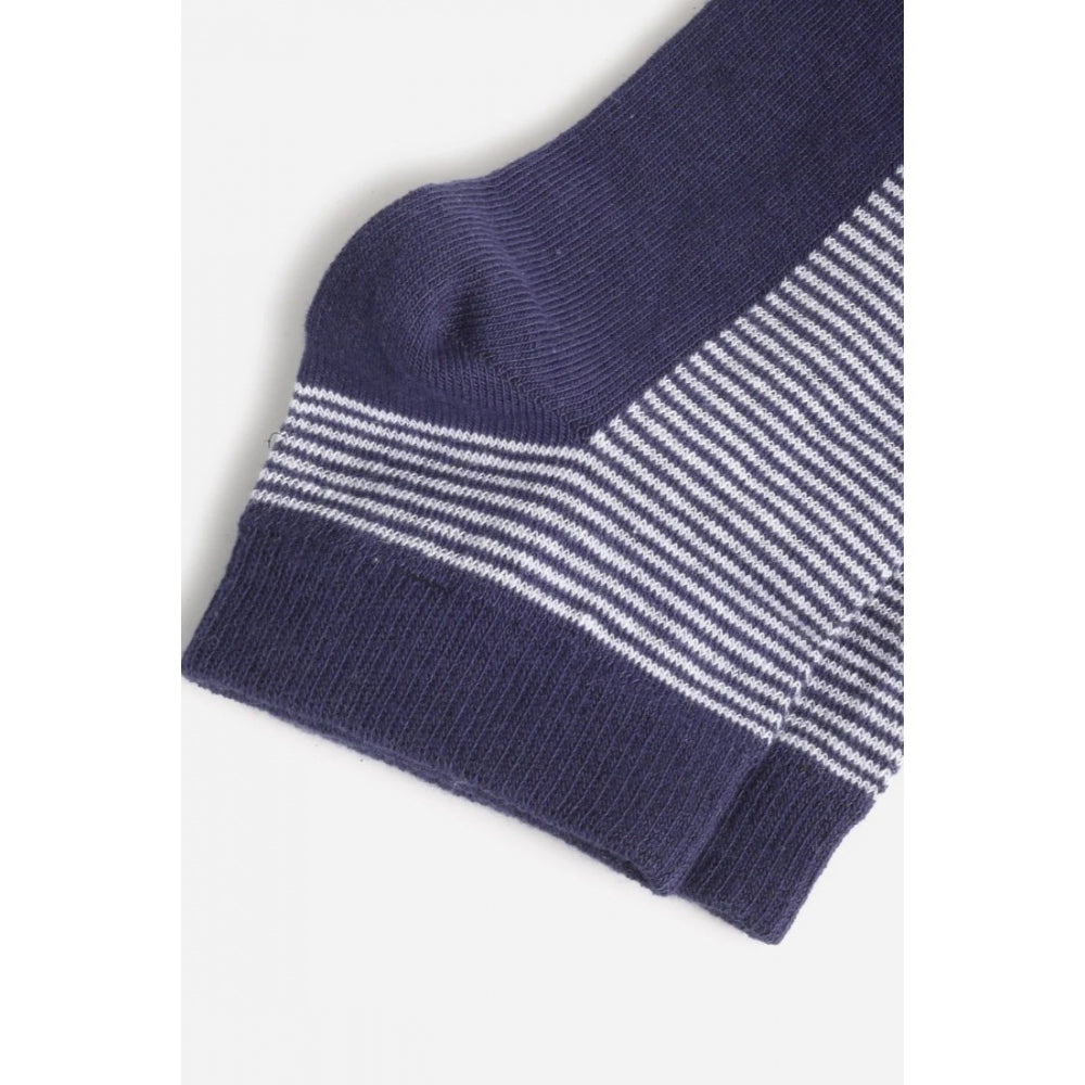 Amfyn Men's Printed Cotton Spandex Ankle Length Socks (Assorted)