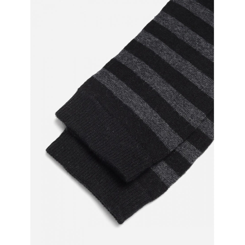 Amfyn Men's Printed Cotton Spandex Calf Length Socks (Assorted)