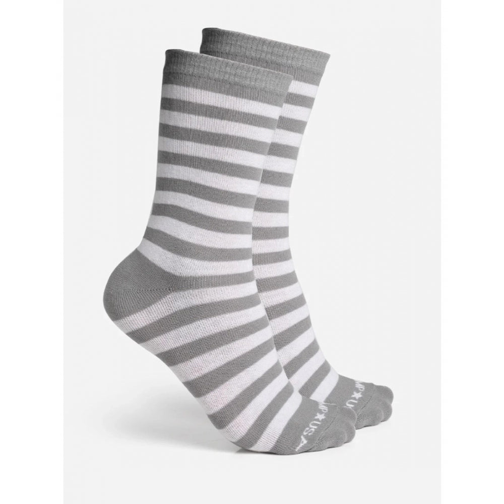 Amfyn Men's Printed Cotton Spandex Calf Length Socks (Assorted)