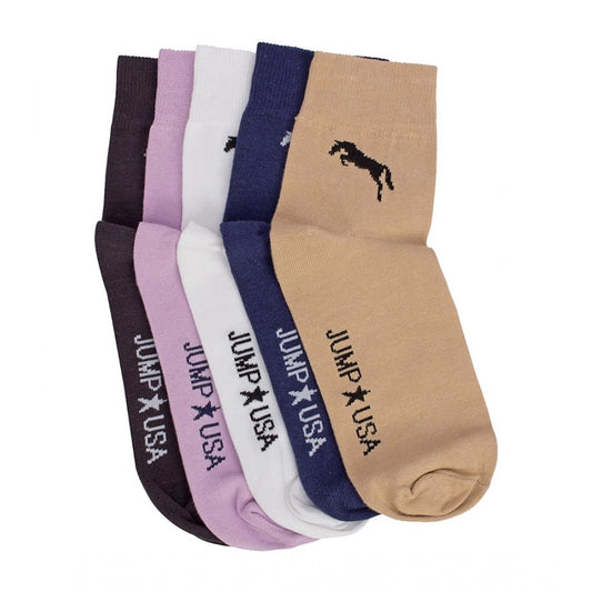 Amfyn Men's Printed Cotton Spandex Ankle Length Socks (Assorted)