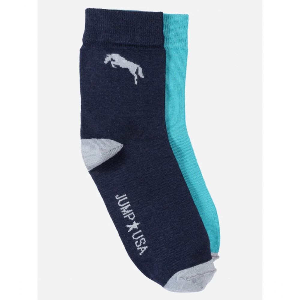 Amfyn Men's Printed Cotton Spandex Mid Length Socks (Assorted)