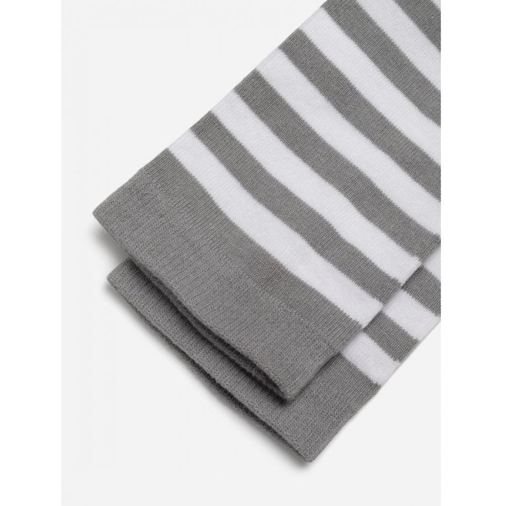 Amfyn Men's Printed Cotton Spandex Calf Length Socks (Assorted)