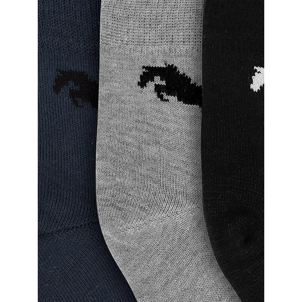 Fashion Men's Printed Cotton Spandex Ankle Length Socks (Assorted)
