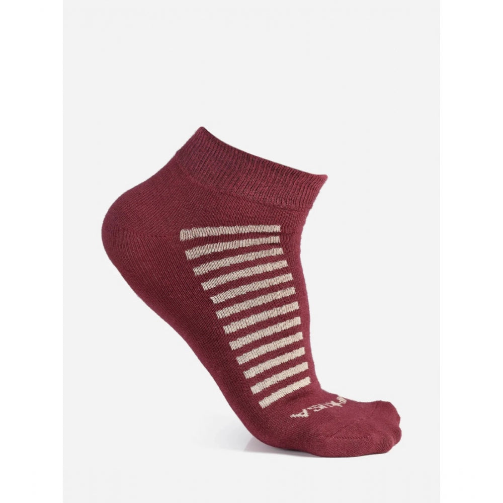 Amfyn Men's Printed Cotton Spandex Ankle Length Socks (Assorted)