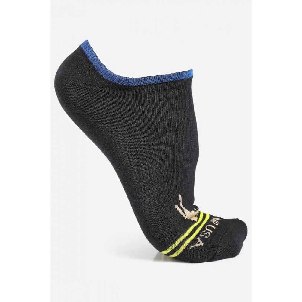 Amfyn Men's Printed Cotton Spandex Shoeliner Socks (Assorted)