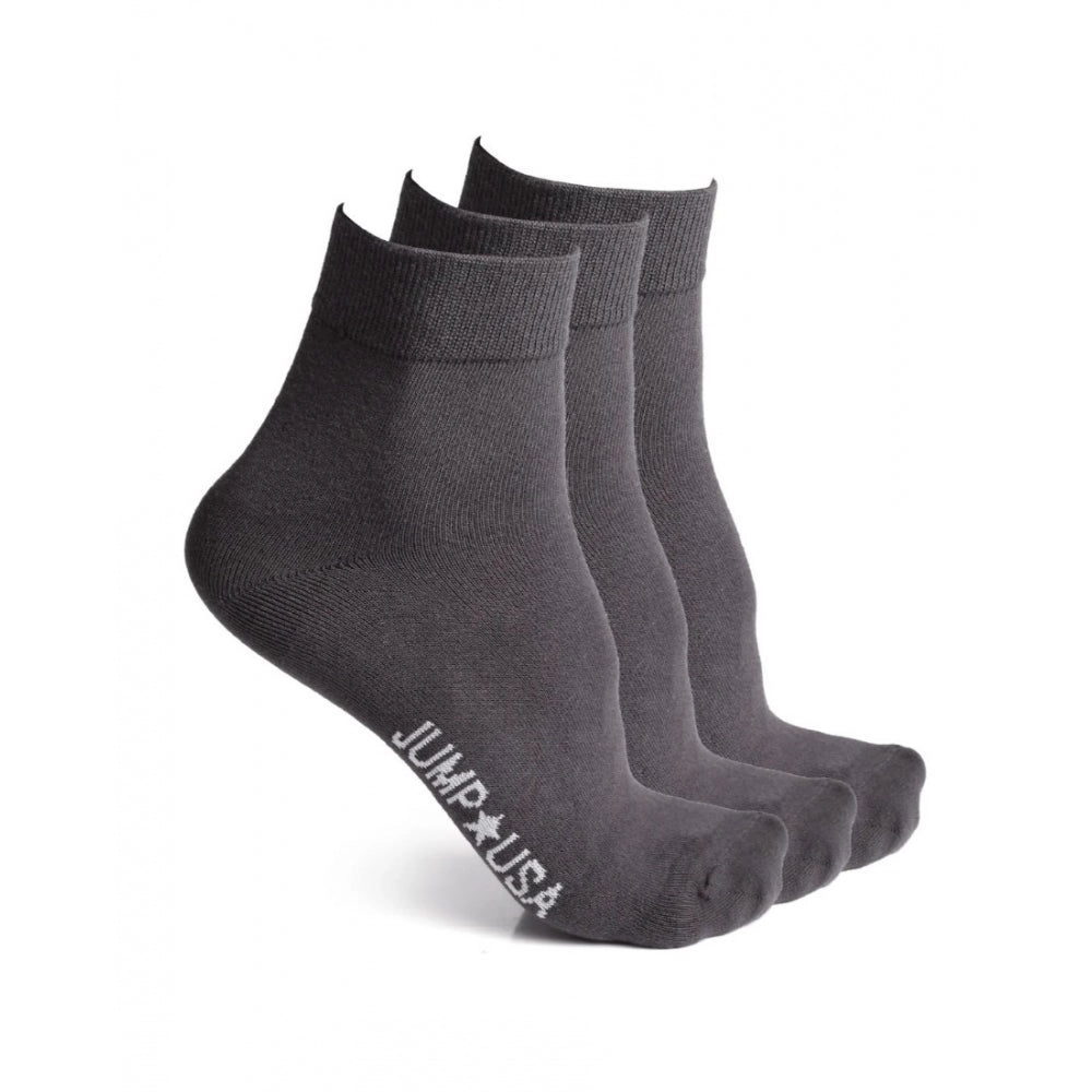 Amfyn Men's Printed Cotton Spandex Ankle Length Socks (Assorted)