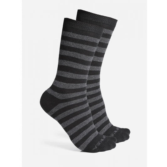 Amfyn Men's Printed Cotton Spandex Calf Length Socks (Assorted)