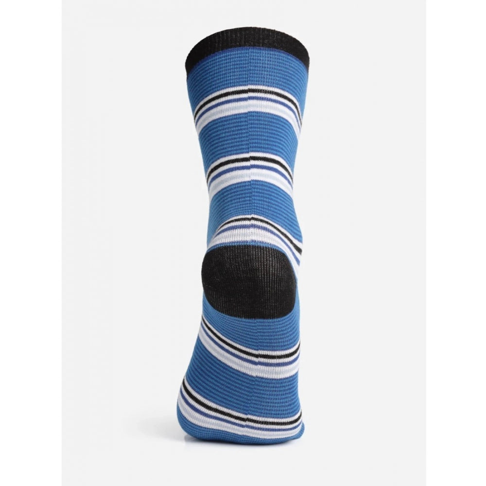 Amfyn Men's Printed Cotton Spandex Calf Length Socks (Assorted)