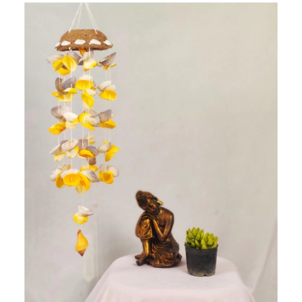 Amfyn Seashell Shellkrafts Home Decor (Yellow)