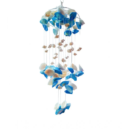 Amfyn Seashell Shellkrafts Home Decor (Blue)