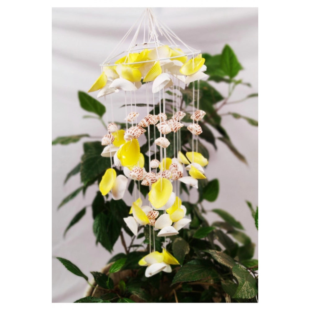 Amfyn Seashell Shellkrafts Home Decor (Yellow)