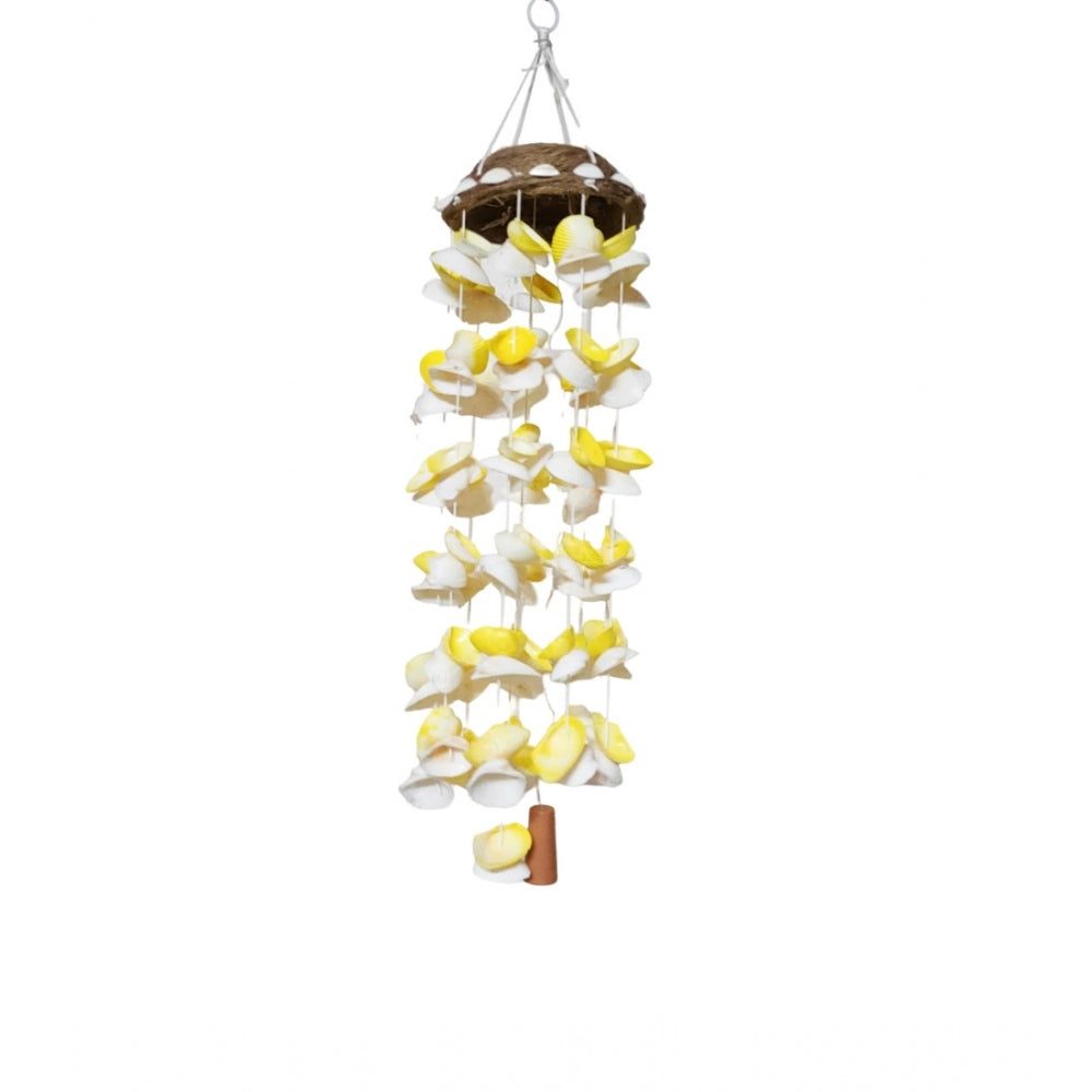 Amfyn Seashell Shellkrafts Home Decor (Yellow)