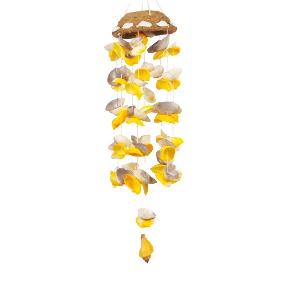Amfyn Seashell Shellkrafts Home Decor (Yellow)