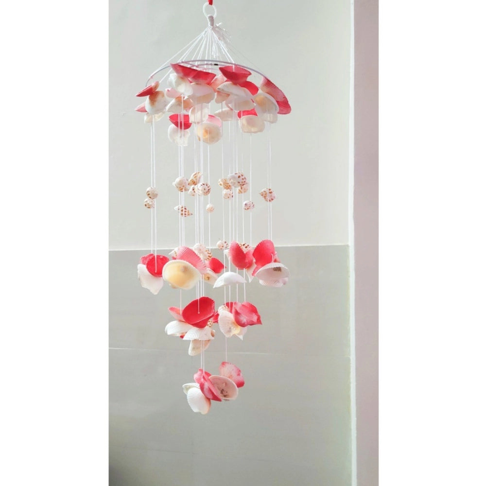 Amfyn Seashell Shellkrafts Home Decor (Red)