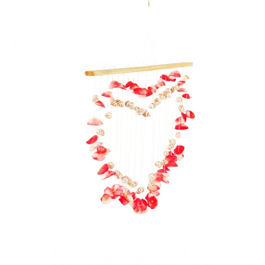 Amfyn Seashell Shellkrafts Home Decor (Red)