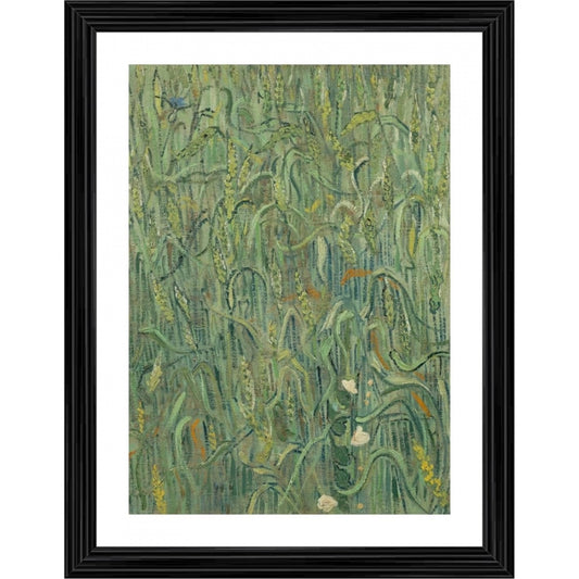 Amfyn Ears of Wheat 1890 Painting With Wood Photo Frame (Multicolor)