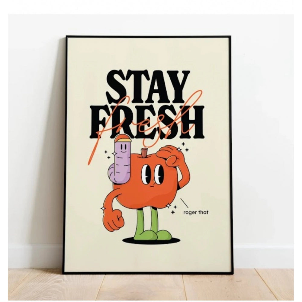 Amfyn Stay Fresh Wall Frame (Black-Brown )