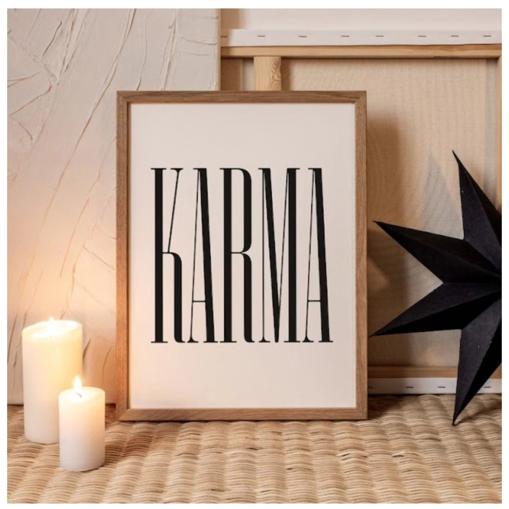 Amfyn Karma Wall Frame (Black- Brown )