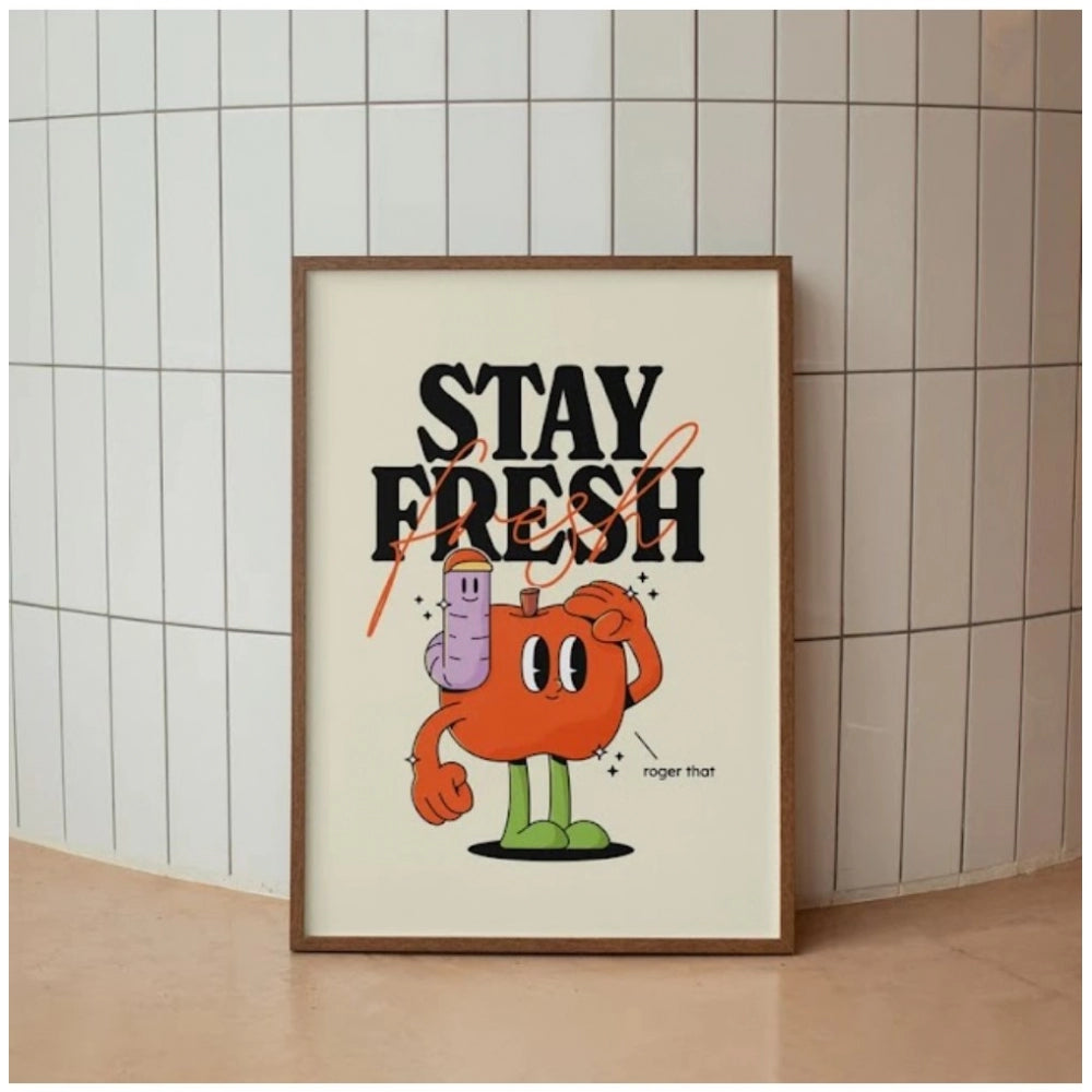 Amfyn Stay Fresh Wall Frame (Black-Brown )