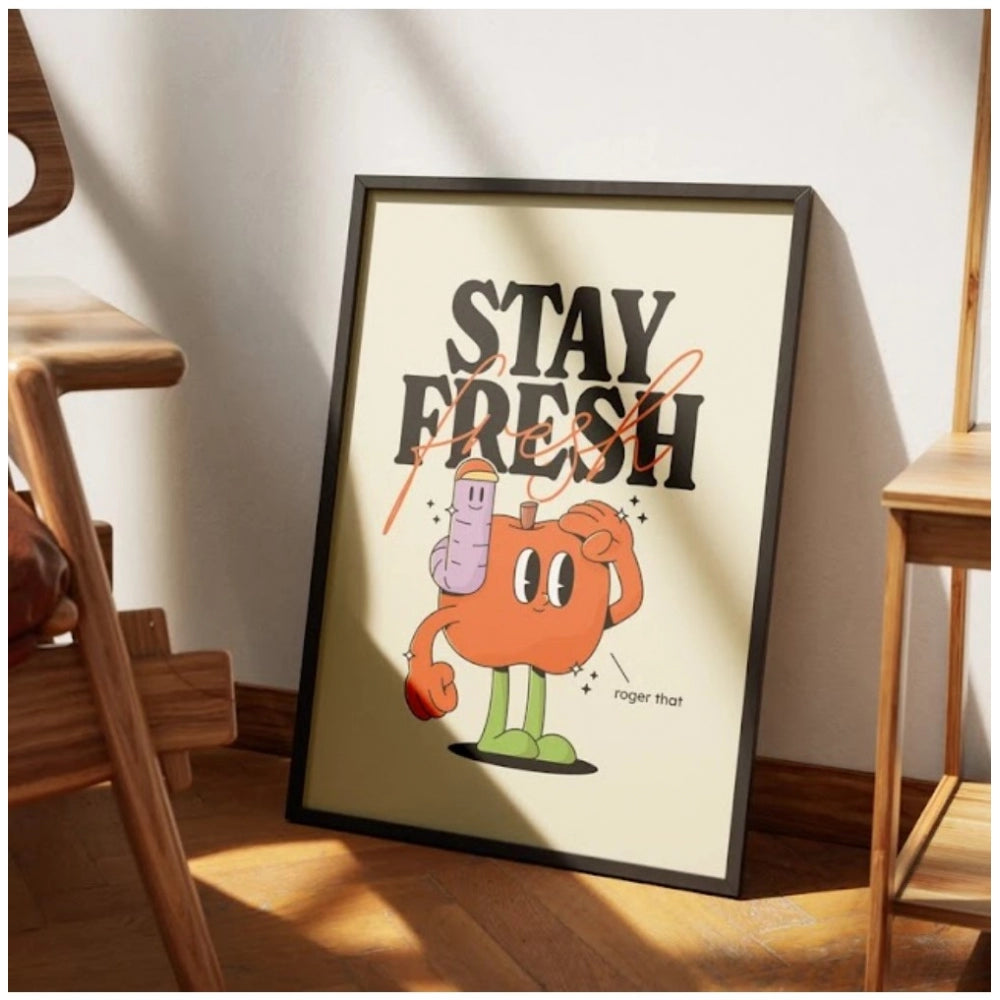 Amfyn Stay Fresh Wall Frame (Black-Brown )