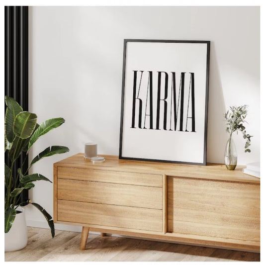 Amfyn Karma Wall Frame (Black- Brown )