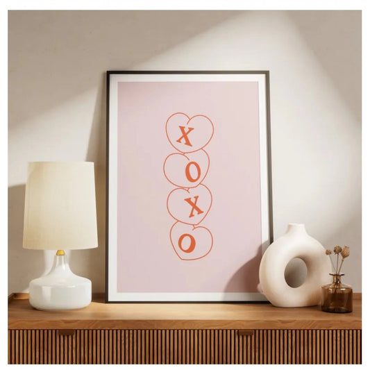 Amfyn XOXO Wall Frame (Black-White)