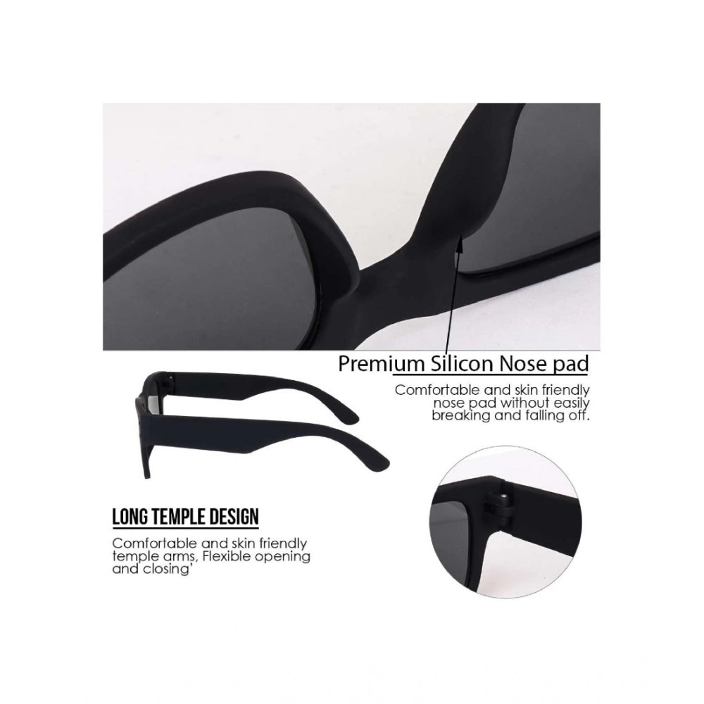 Amfyn Pack Of 2 Classic Unisex UV400 Protection Sunglasses (MultiColor)