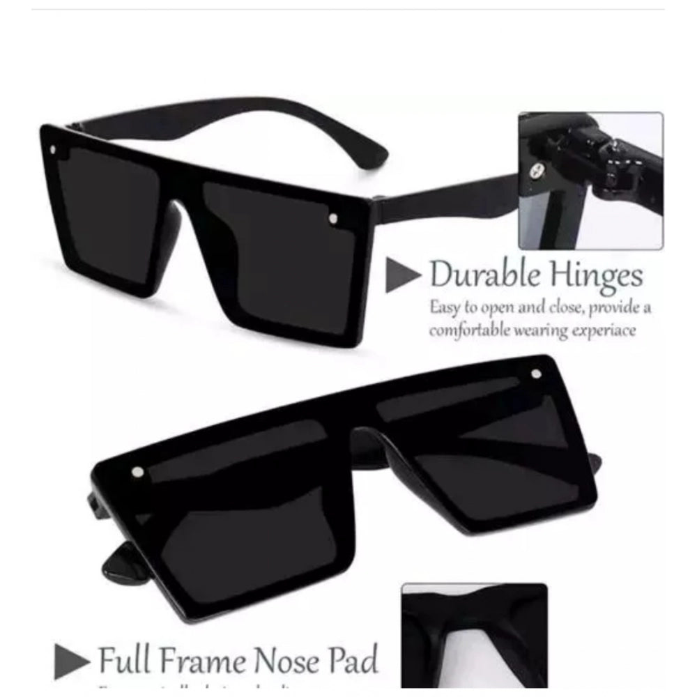 Amfyn Pack Of 2 Classic Unisex UV400 Protection Sunglasses (MultiColor)