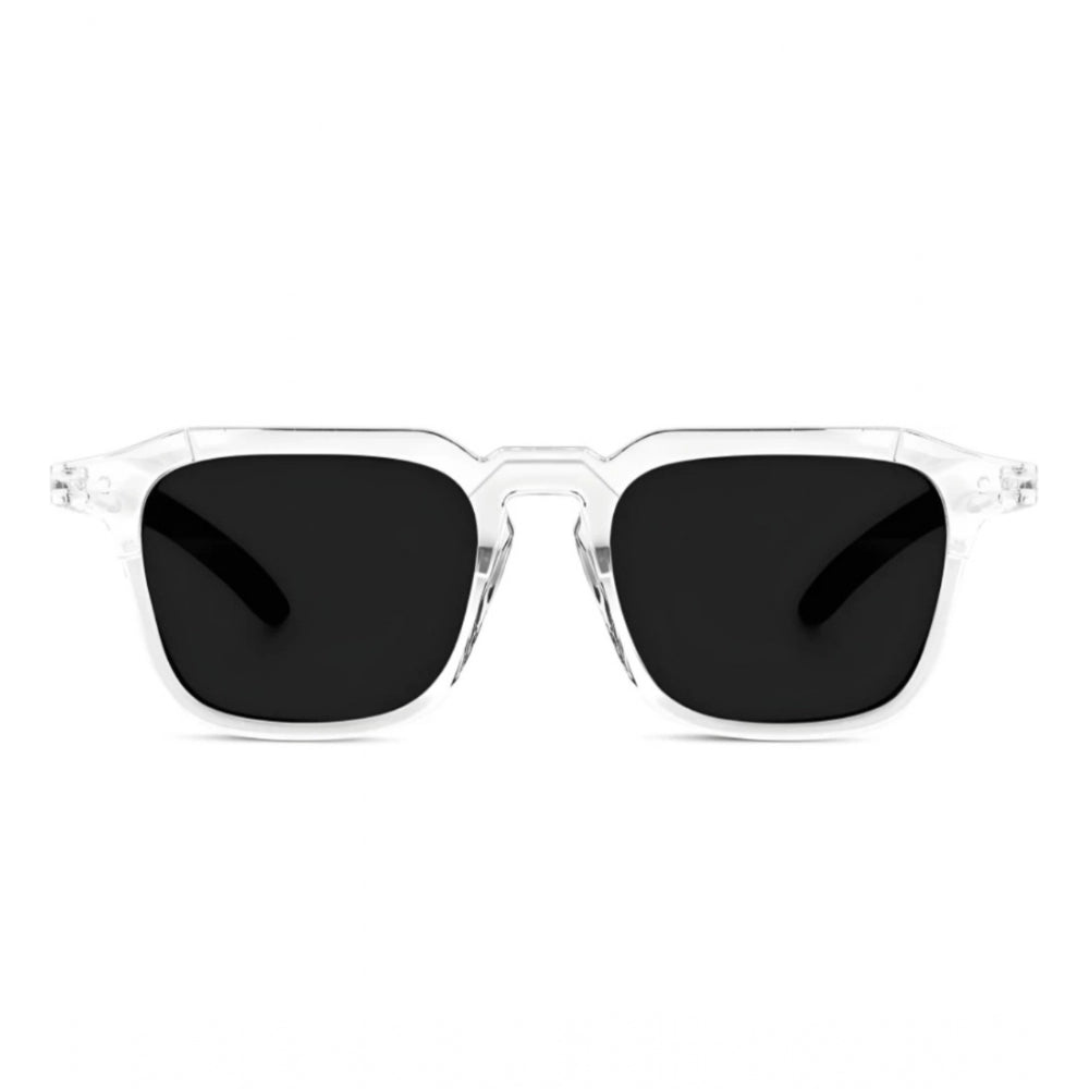 Amfyn Pack Of 2 Classic Unisex UV400 Protection Sunglasses (White)