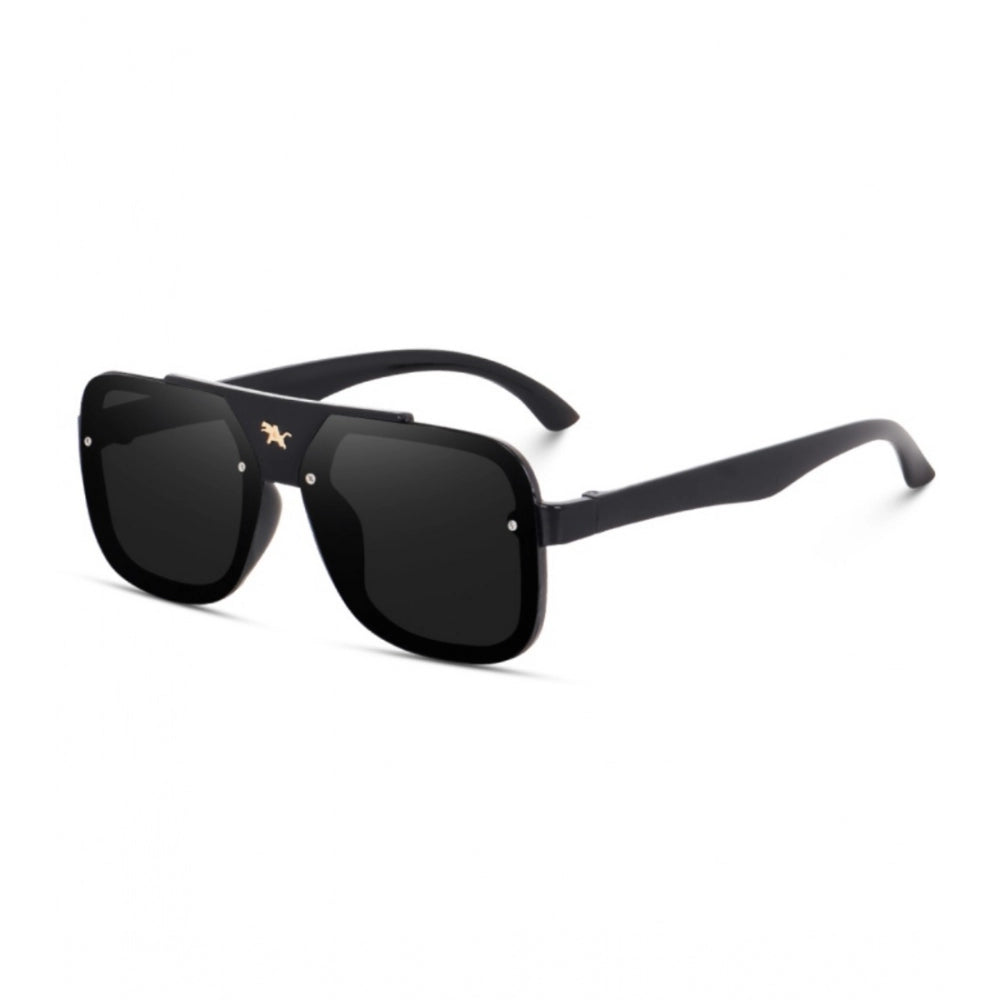 Amfyn Classic Unisex UV400 Protection Sunglasses (Black)
