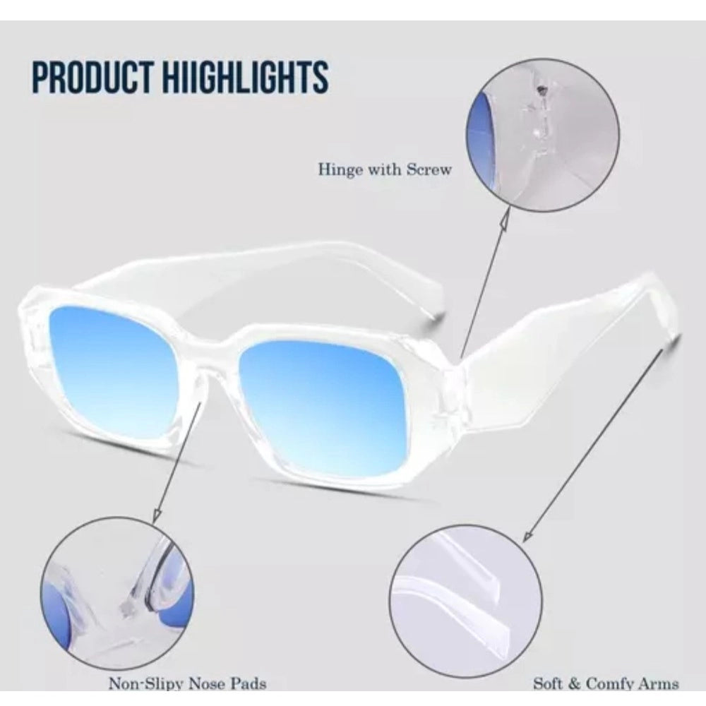 Amfyn Pack Of 2 Classic Unisex UV400 Protection Sunglasses (MultiColor)