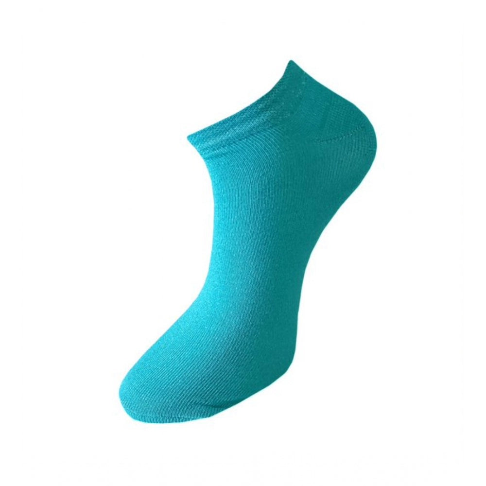 Amfyn 3_Pair Set Unisex Casual Cotton Solid Ankle Length Socks (Multicolor)