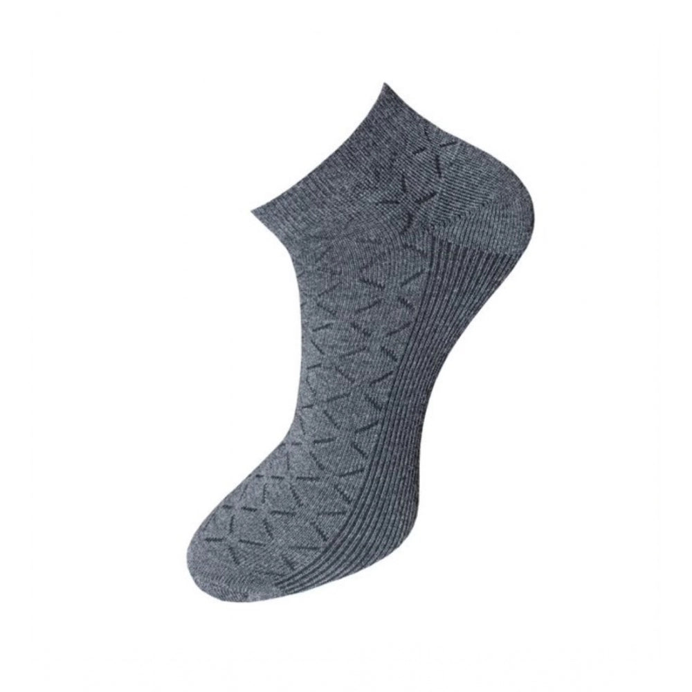 Amfyn 3_Pair Set Unisex Casual Cotton Printed Ankle Length Socks (Multicolor)