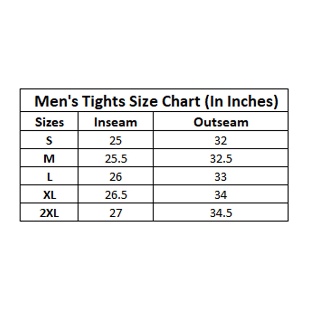 Amfyn Men's Solid Polyester Tights (Grey)
