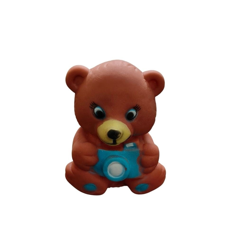 Lamp-Kitten-Duck-Bear Mixed Chu Chu Toys |   Rubber  |   Toys | 6+ Months