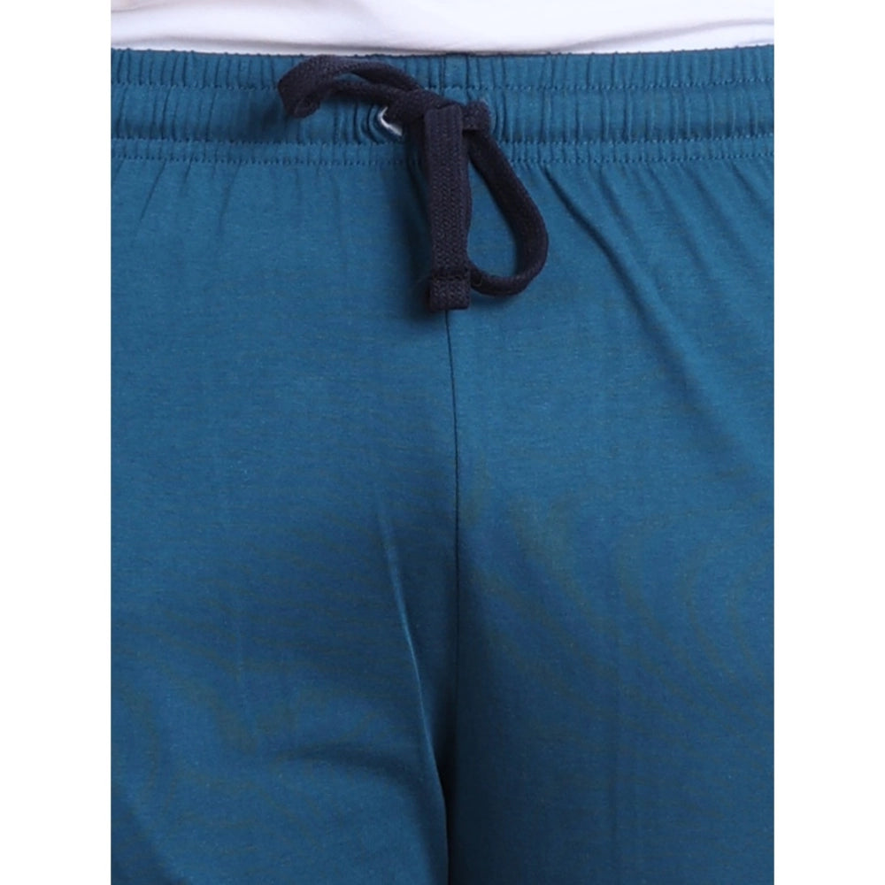 Amfyn Men's Casual Cotton Striped Full Length Track Pant (Blue)